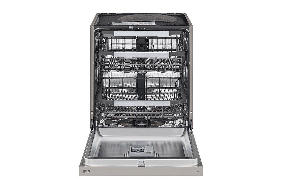 LG 14 kuverter QuadWash™ integrert oppvaskmaskin Energiklasse A-10 %, Åpen visning forfra av DU386FV, DU386FV, thumbnail 2