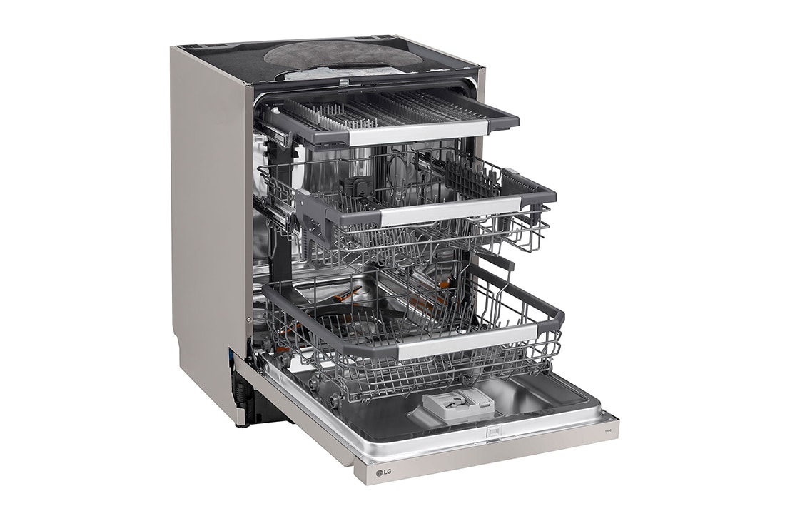 LG 14 kuverter QuadWash™ integrert oppvaskmaskin Energiklasse A-10 %, Auto open dry, DU386FV, thumbnail 4