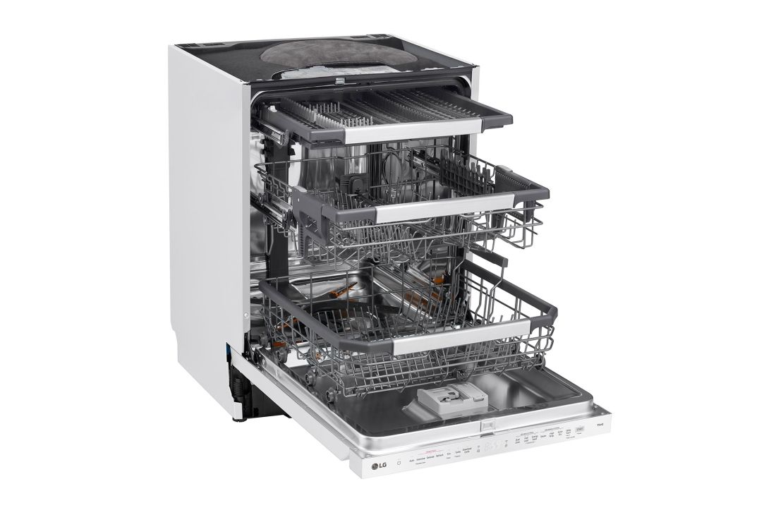 LG 14 kuverter QuadWash™ oppvaskmaskin med TrueSteam™ Energiklasse A-10 %, Auto open dry, SDU587HH, thumbnail 4