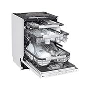 LG 14 kuverter QuadWash™ oppvaskmaskin med TrueSteam™ Energiklasse A-10 %, Left Side open view of SDU587HH, SDU587HH, thumbnail 5