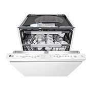 LG 14 kuverter QuadWash™ oppvaskmaskin med TrueSteam™ Energiklasse A-10 %, Side open view of SDU587HH - uper rack, SDU587HH, thumbnail 10