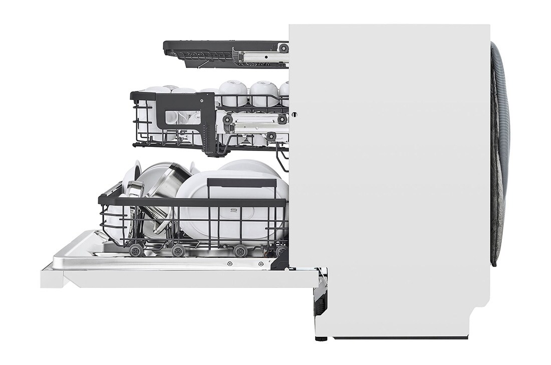 LG 14 kuverter QuadWash™ integrert oppvaskmaskin Energiklasse A-10 %, Visning fra øverste høyre side av DU386FW, DU386FW, thumbnail 11