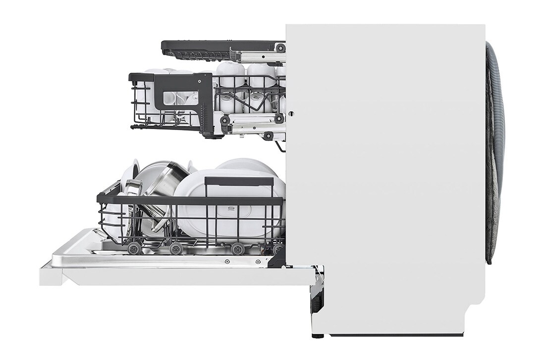 LG 14 kuverter QuadWash™ integrert oppvaskmaskin Energiklasse A-10 %, Visning fra siden av DU386FW, DU386FW, thumbnail 12