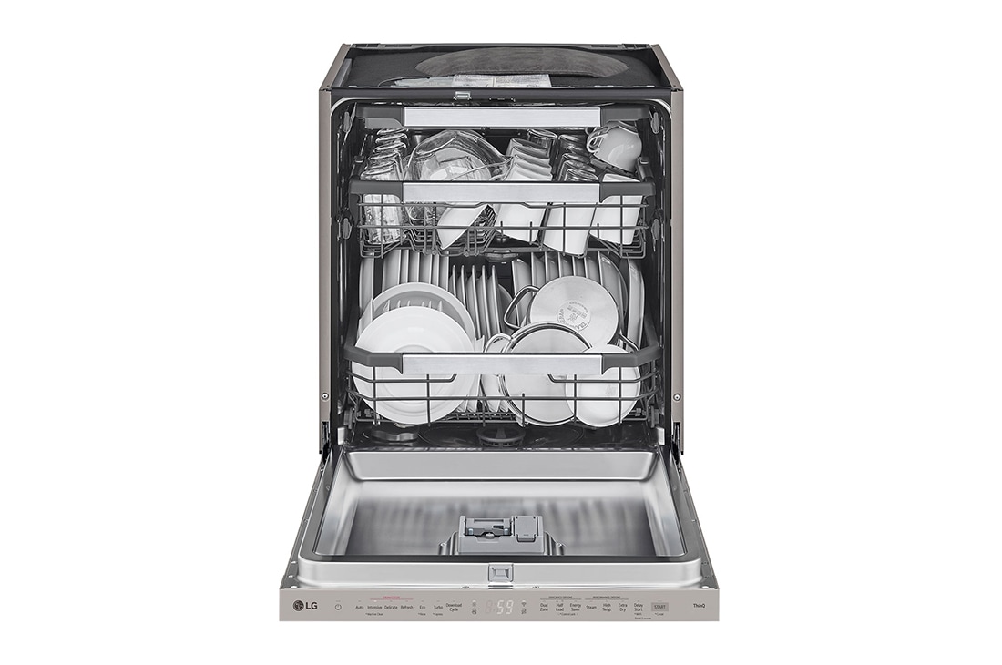 LG 14 kuverter QuadWash™ integrert oppvaskmaskin med TrueSteam™ Energiklasse A-10 %, QuadWash™, SDU587HV, thumbnail 3