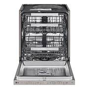 LG 14 kuverter QuadWash™ integrert oppvaskmaskin med TrueSteam™ Energiklasse A-10 %, Front open view of SDU587HV, SDU587HV, thumbnail 2