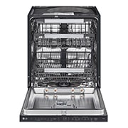 LG 14 kuverter QuadWash™ integrert oppvaskmaskin med TrueSteam™ Energiklasse A-10 %, Front open view of SDU587HM, SDU587HM, thumbnail 2