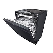 LG 14 kuverter QuadWash™ integrert oppvaskmaskin med TrueSteam™ Energiklasse A-10 %, Side open view of SDU587HM - lower rack, SDU587HM, thumbnail 9