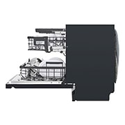 LG 14 kuverter QuadWash™ integrert oppvaskmaskin med TrueSteam™ Energiklasse A-10 %, Right side open view of SDU587HM, SDU587HM, thumbnail 12