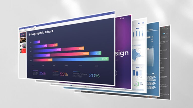 Ulike programscener.	