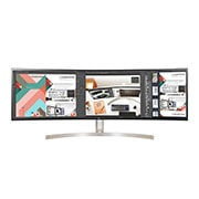 LG UltraWide Dual QHD Curved Skjerm, 49WL95C-W, thumbnail 2