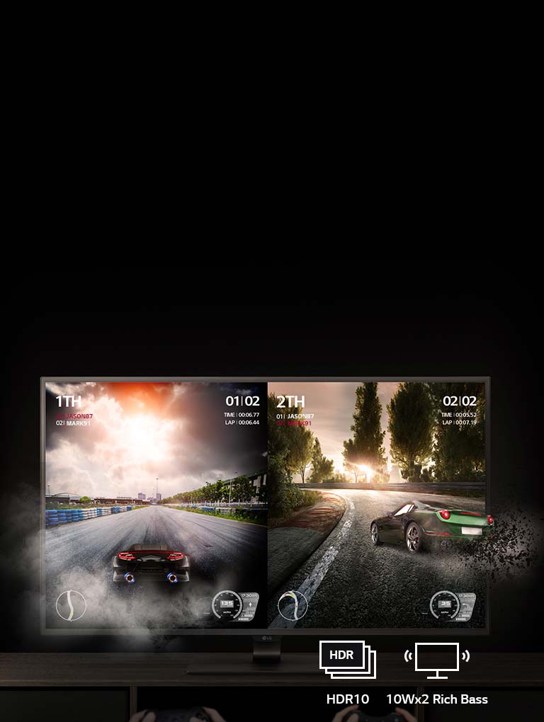 En virkelig stor skjerm med masse underholdning2