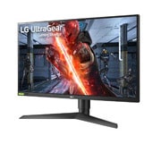 LG 27” UltraGear FHD IPS 1 ms 240 Hz G-Sync-kompatibel HDR10 tresidig tilnærmet rammeløs gamingskjerm, 27GN750-B, thumbnail 2