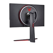 LG 27'' UHD 4K UltraGear™ Nano IPS 1 ms (GtG) Gamingskjerm med VESA DSC, perspektivvisning 1 bakfra med Sfærebelysning 2.0 i hvitt og rødt , 27GN950-B, thumbnail 8