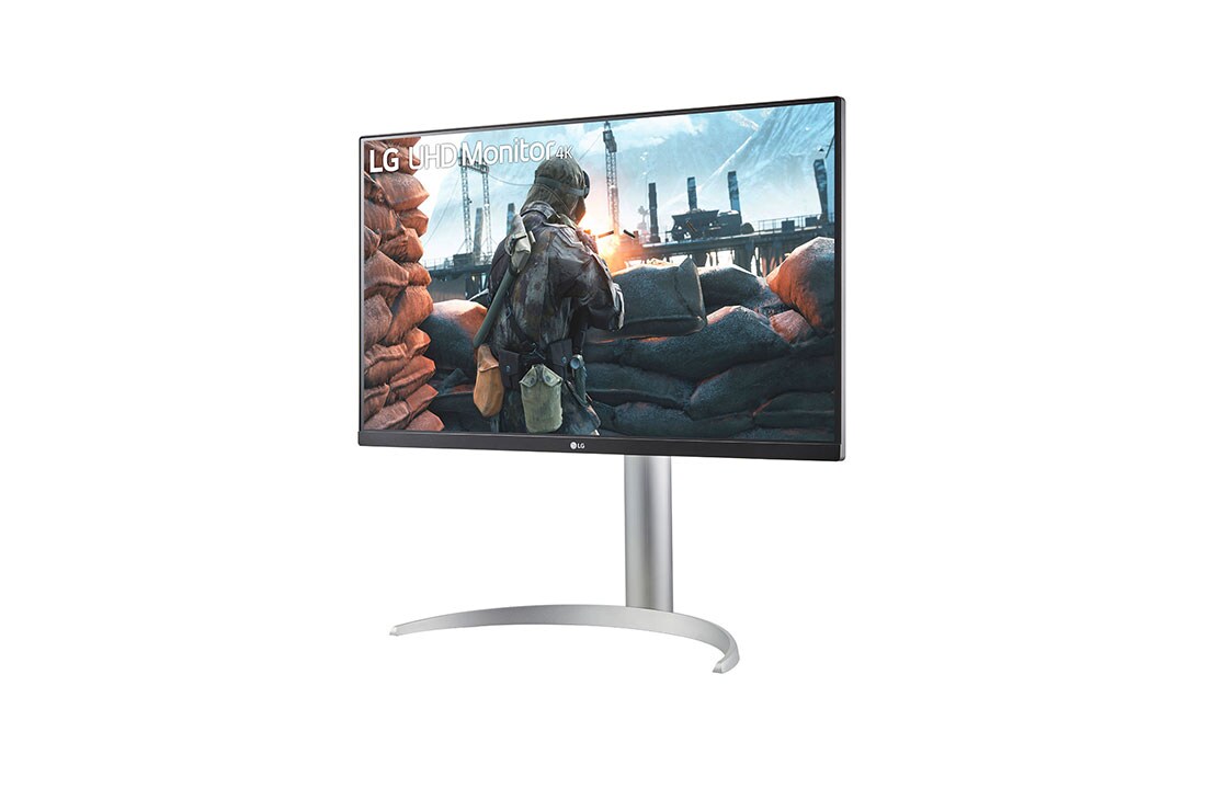 LG 27'' UHD 4K IPS-skjerm med VESA DisplayHDR™ 400, -15 graders visning fra siden, 27UP650-W, thumbnail 2
