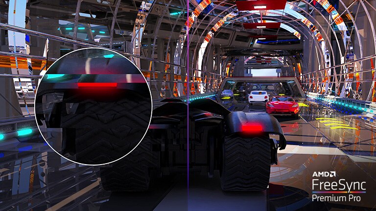 Opplev jevne og fleksible bevegelser i spillet med FreeSync™ Premium Pro.