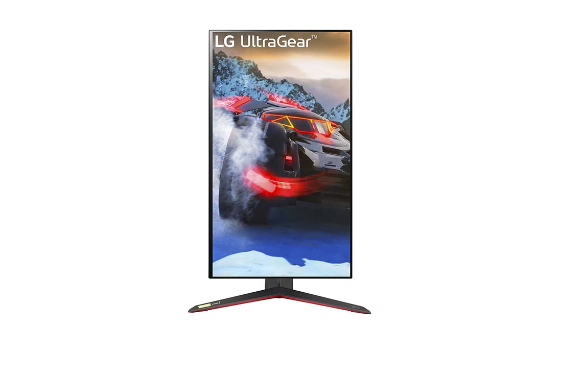 LG 27'' UHD 4K UltraGear™ Nano IPS 1ms (GtG) Gamingskjerm med støtte for 4K og 120 Hz fra HDMI 2.1, visningen foran av skjermen som dreies 90 grader i stående visning, 27GP950-B, thumbnail 11