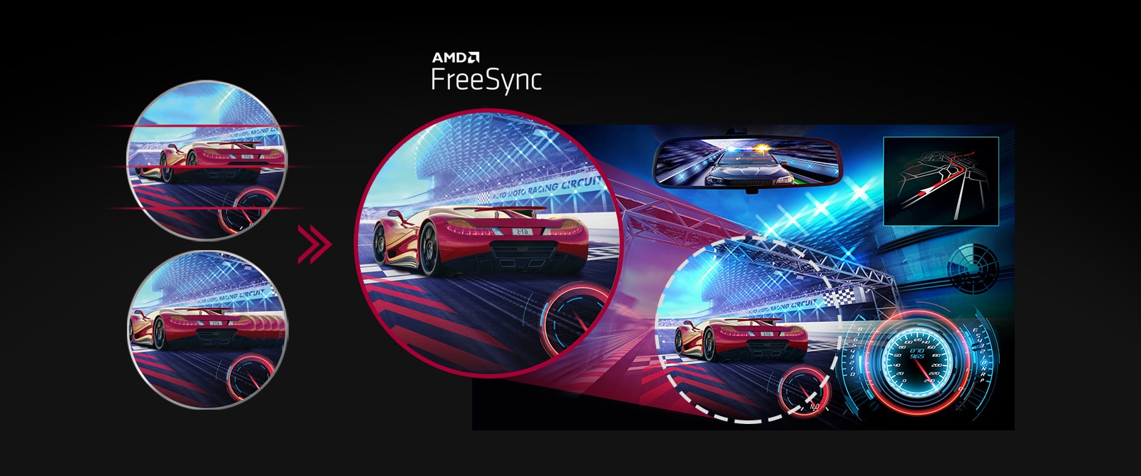 AMD FreeSync™: Klarere, jevnere bilde