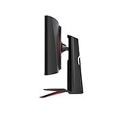 LG 34” UltraGear™ Nano IPS 1 ms gamingskjerm med NVIDIA® G-SYNC® ULTIMATE, visning fra siden, 34GP950G-B, thumbnail 5