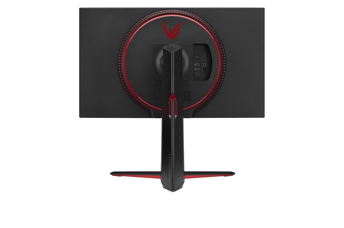LG 27” UltraGear™ Nano IPS 1 ms gamingskjerm med NVIDIA® G-SYNC®-kompatibilitet, visning bakfra, 27GP83B-B, thumbnail 6