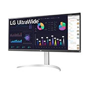 LG 34'' 21:9 UltraWide™ Full HD IPS-skjerm med AMD FreeSync™, -15 graders visning fra siden, 34WQ650-W, thumbnail 2