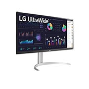LG 34'' 21:9 UltraWide™ Full HD IPS-skjerm med AMD FreeSync™, se i perspektiv, 34WQ650-W, thumbnail 4