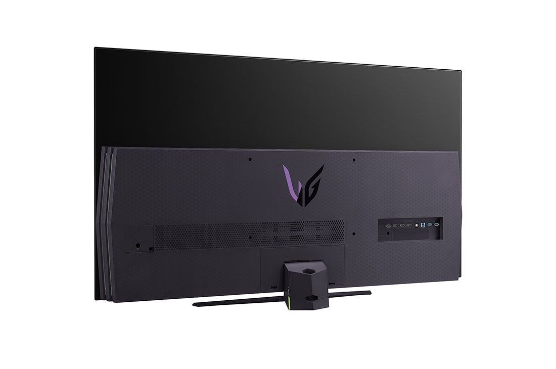 LG 48” UltraGear™ 4K OLED gamingskjerm, visning sett bakfra, 48GQ900-B, thumbnail 10
