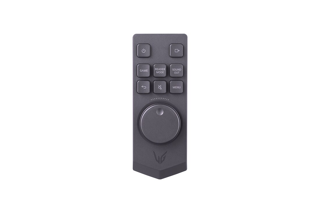 LG 48” UltraGear™ 4K OLED gamingskjerm, visning foran av fjernkontroll, 48GQ900-B, thumbnail 13