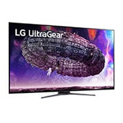 LG 48” UltraGear™ 4K OLED gamingskjerm, -15 graders visning fra siden, 48GQ900-B, thumbnail 3