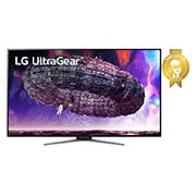 LG 48” UltraGear™ 4K OLED gamingskjerm, visning forfra, 48GQ900-B, thumbnail 1