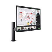 LG 31.5'' QHD Ergo IPS-skjerm med USB Type-C™, se i perspektiv, 32QP880-B, thumbnail 3