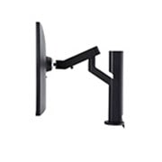 LG 31.5'' QHD Ergo IPS-skjerm med USB Type-C™, visning fra siden med skjermhøyde justert nedover, 32QP880-B, thumbnail 5