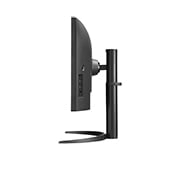 LG 34'' 21:9 Curved UltraWide™ QHD (3440 x 1440)-skjerm, visning fra siden, 34WQ75C-B, thumbnail 5