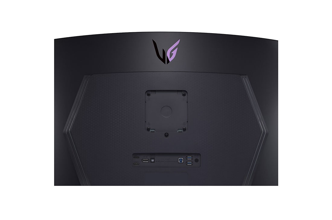 LG 45'' UltraGear™ 21:9 WQHD kurvet <br>OLED-skjerm med blendefri og lavrefleks og 240 Hz, nærbilde av innganger, 45GR95QE-B, thumbnail 12