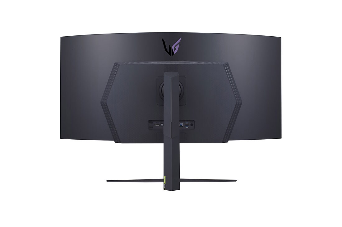 LG 45'' UltraGear™ 21:9 WQHD kurvet <br>OLED-skjerm med blendefri og lavrefleks og 240 Hz, visning bakfra, 45GR95QE-B, thumbnail 8