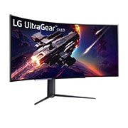 LG 45'' UltraGear™ 21:9 WQHD kurvet <br>OLED-skjerm med blendefri og lavrefleks og 240 Hz, +15 graders visning fra siden, 45GR95QE-B, thumbnail 3