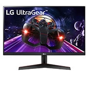 LG 23,8” UltraGear™ Full HD IPS 1 ms (GtG) spillmonitor, visning forfra, 24GN60R-B, thumbnail 1