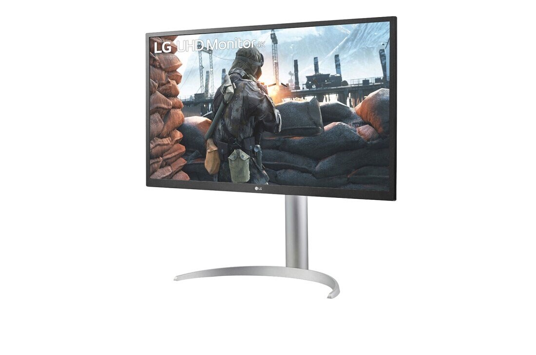 LG 27-tommers UHD 4K (3840x2160) IPS-skjerm med USB Type-C™, -15 graders visning fra siden, 27UP550P-W, thumbnail 2