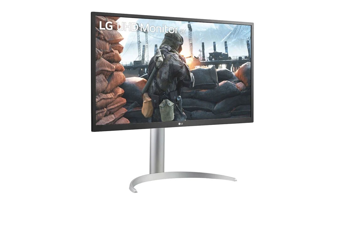 LG 27-tommers UHD 4K (3840x2160) IPS-skjerm med USB Type-C™, -15 graders visning fra siden, 27UP550P-W, thumbnail 3