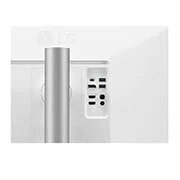 LG 27-tommers UHD 4K (3840x2160) IPS-skjerm med USB Type-C™, nærbilde av innganger, 27UP550P-W, thumbnail 8