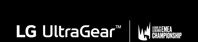 LG UltraGear™, League of Legends EMEA-mesterskapslogo.