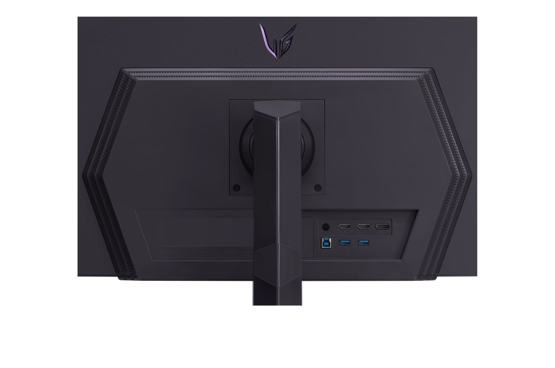 LG 24,5” UltraGear™ ultrarask spillmonitor med 360 Hz oppdateringsfrekvens, nærbilde av innganger, 25GR75FG-B, thumbnail 10
