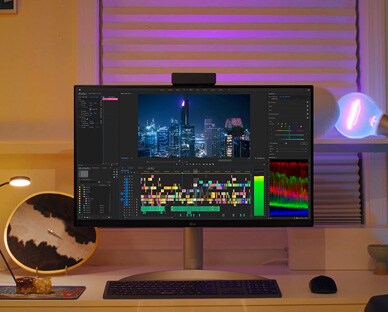 Bilde av streamer med 27UQ85R.