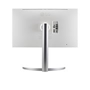 LG 27” UHD 4K Nano IPS svart skjerm med automatisk selvkalibrering, visning bakfra, 27UQ85R-W, thumbnail 7