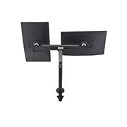 LG 27-tommers QHD-skjerm Ergo Dual med seriekobling, set bagfra i perspektiv med Center Portrait-modul, 27QP88DP-BS, thumbnail 13