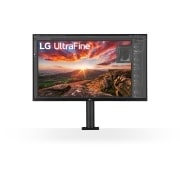 LG 31,5 “ UHD 4K Ergo IPS-skjerm med USB type C™, Framifrån Monitorarm På Mitten, 32UN880P-B, thumbnail 2