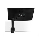 LG 31,5 “ UHD 4K Ergo IPS-skjerm med USB type C™, Sidovy bakifrån Monitorarm till vänster, 32UN880P-B, thumbnail 15