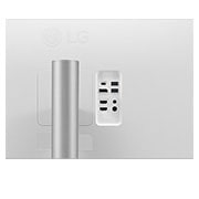 LG 31,5-tommers UHD 4K (3840x2160)-skjerm med USB Type-C™, nærbilde av innganger, 32UP55NP-W, thumbnail 8