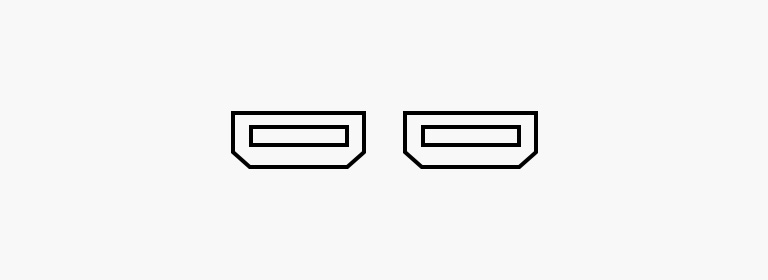 HDMI-port X 2.