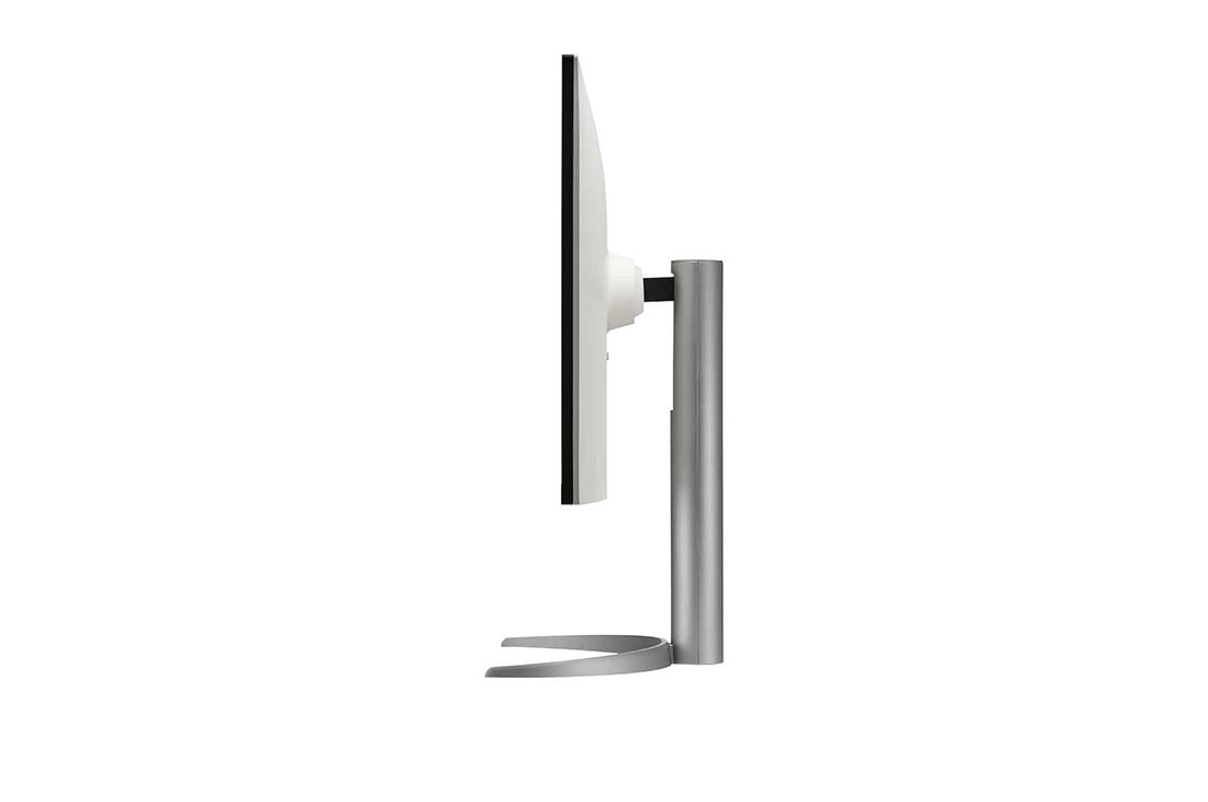 LG 31,5'' UHD 4K Nano IPS Black-skjermen med automatisk selvkalibrering, visning fra siden, 32UQ85R-W, thumbnail 5