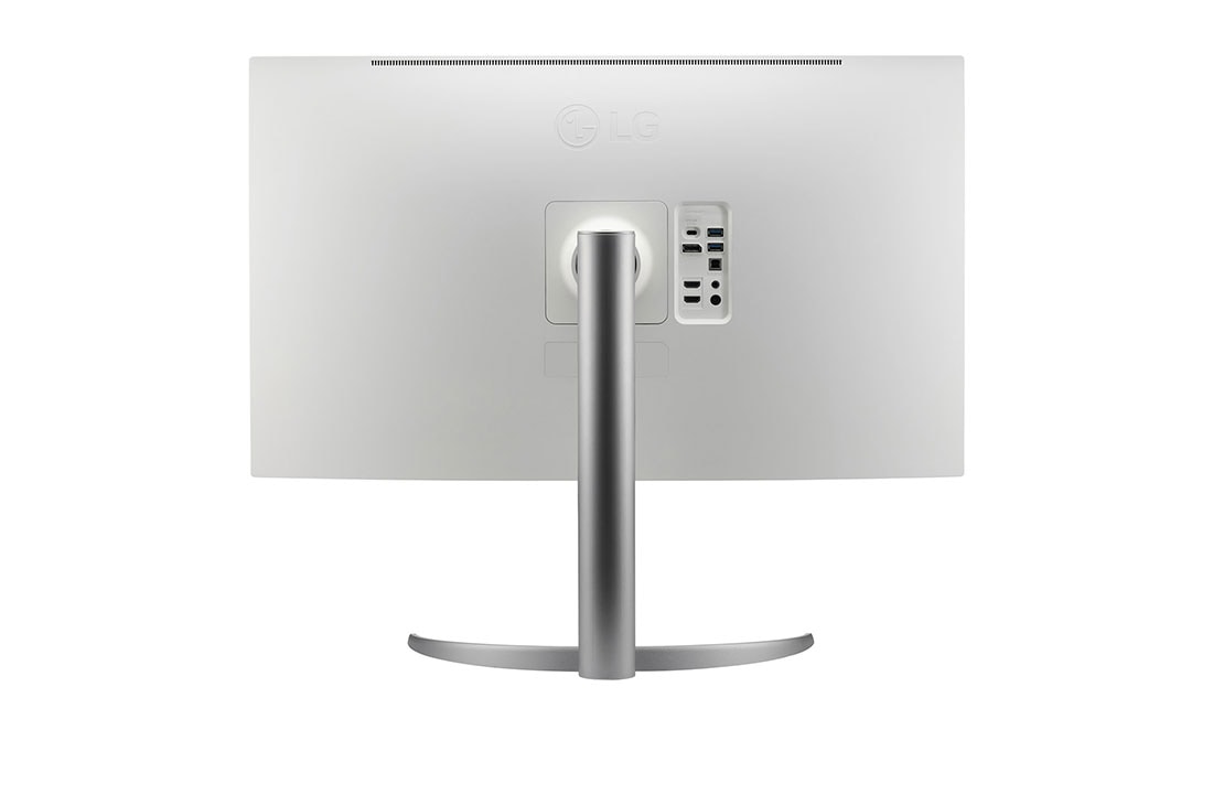 LG 31,5'' UHD 4K Nano IPS Black-skjermen med automatisk selvkalibrering, visning bakfra, 32UQ85R-W, thumbnail 7